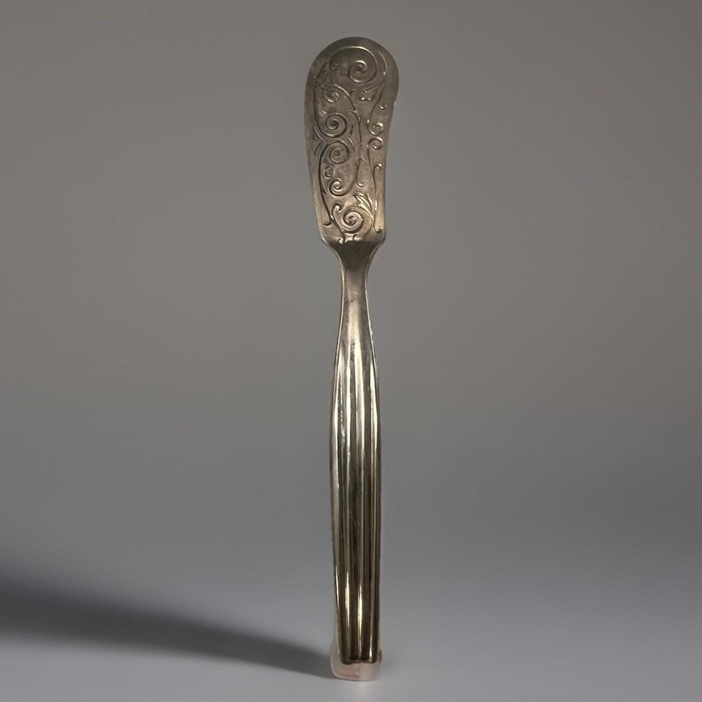 Sheffield England Silverplate ‎ Butter Knife Engraved